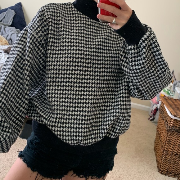 joa houndstooth sweater